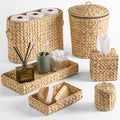 Best Choice Products 6PC Bathroom Accessories Set, Vanity Trays, qtip Canister by BestChoiceProducts