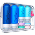 Travel Bottles for Toiletries, TSA Approved Silicone Travel Containers jar for by Tocelffe