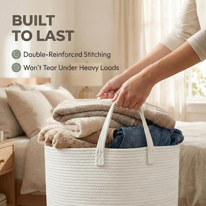 115L Extra Large Blanket Basket - Image 6