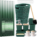 Dark Green Bathroom Accessories Set by BetterbathroomwithXLHOME