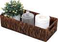 Handwoven Wicker Storage Basket-Hyacinth Material, Toilet Paper Holders by HTAYUXWO