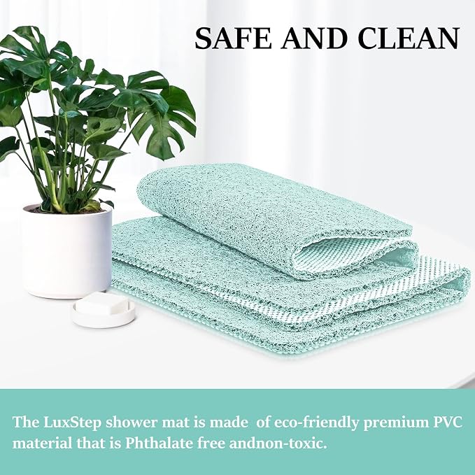 LuxStep Shower Mat Bathtub Mat, 24x36 inch, Non-Slip Bath Mat - Image 5
