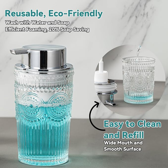 Glass Foaming Soap Dispenser - Image 4