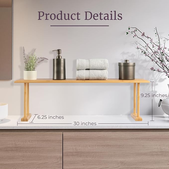 Bamboo Sink Shelf - Image 3