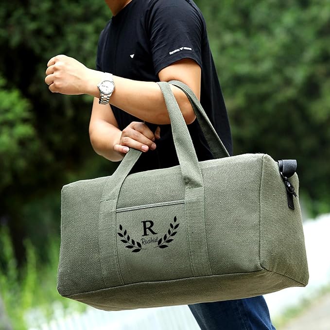 Flycalf Personalized Duffel Bag Travel - Image 2