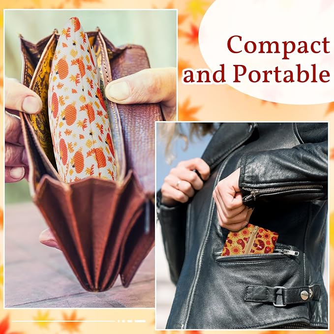Sherr 5 Pieces Tissues Purse Pocket Tissue Holder Reusable Travel Tissue Pouch - Image 6