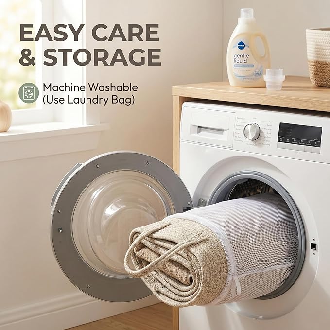 65L Extra Large Blanket Basket for Living Room - Image 5