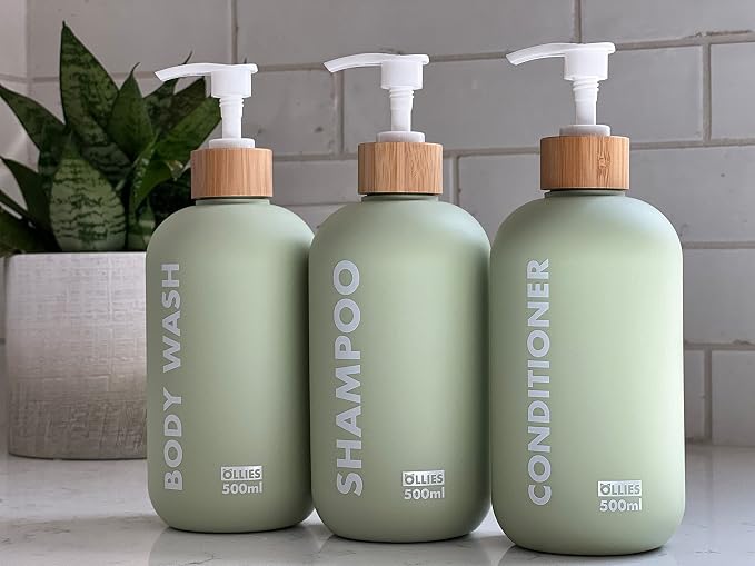 OLLIES Shampoo and Conditioner Dispenser, Shower Soap Dispenser - Image 7
