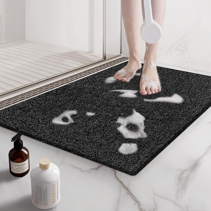 Non Slip Shower Mats for Inside Shower, 16x24 Inch, Anti-Slip Bathtub Mats for by Mecko