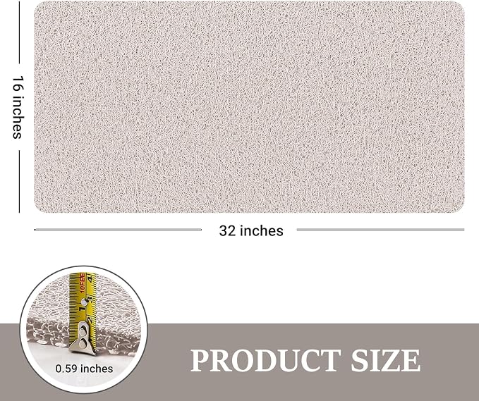 LuxStep Shower Mat Bathtub Mat, 32x16 inch, Non-Slip Bath Mat - Image 2