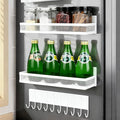 3-Pack Magnetic Spice Rack for Refrigerator, Moveable Shelf by Rixordd