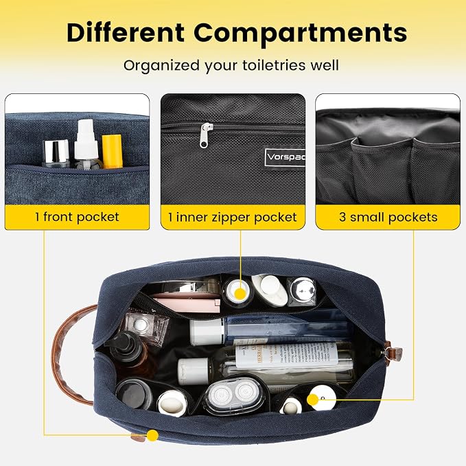 Vorspack Toiletry Bag Hanging Dopp Kit - Image 4