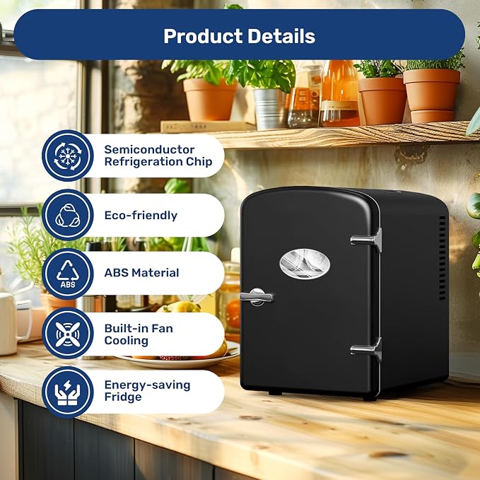 YSSOA 4L/6 Can Portable Mini Fridge - Image 4