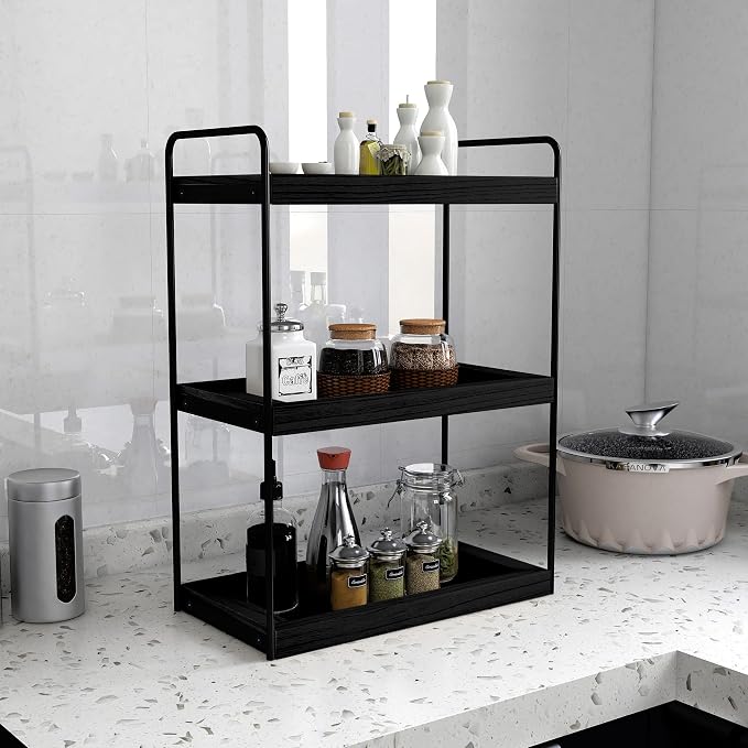 Dorhors 3 Tier Bathroom Counter Organizer, Countertop Bathroom Storage Shelf - Image 4