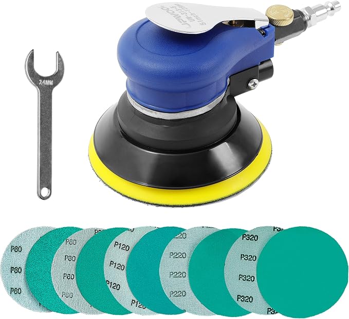 Air Random Orbital Sander by UPWOOD, Pneumatic Palm Sander by UPWOOD