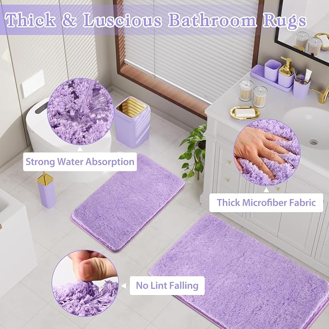 Bathroom Set - Purple Bathroom Sets - Image 4
