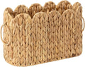 StorageWorks Scalloped Bathroom Toilet Paper Storage Holder, Wicker Toilet by StorageWorks