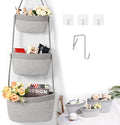 Hanging Storage Baskets, Over the Door Basket, Cotton Wall Baskets Storage by Degeyoyo