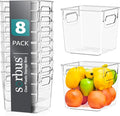 Sorbus Small Clear Plastic Storage Bins by Sorbus