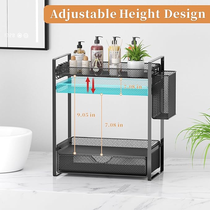 VITVITI 2 Tier Bathroom Organizer Countertop - Image 3