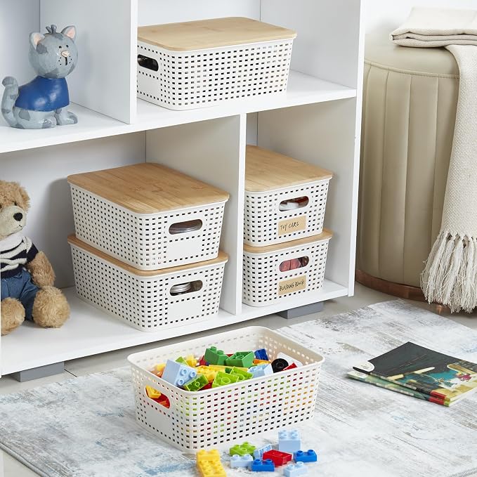 Small Plastic Storage Bins - Image 4