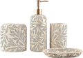 Hymmah Bathroom Accessories Set, Toothbrush Holder, Farmhouse Bathroom Decor by Hymmah