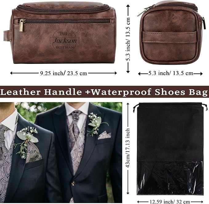 Flycalf Personalized Travel Toiletry Bag - Image 3