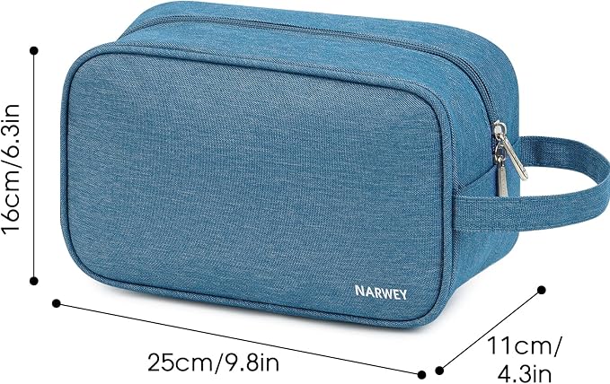 Narwey Travel Toiletry Bag for Women Traveling Dopp Kit Men Travel Bag for - Image 6