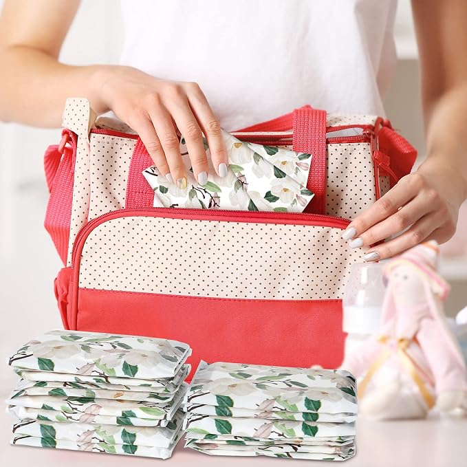 Geyee 50 Packs Tissue Travel Size Facial Paper Napkins Travel Packs Disposable - Image 5