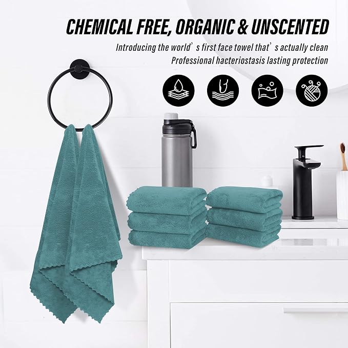 MOONQUEEN 6 Pack Premium Hand Towels - Image 6