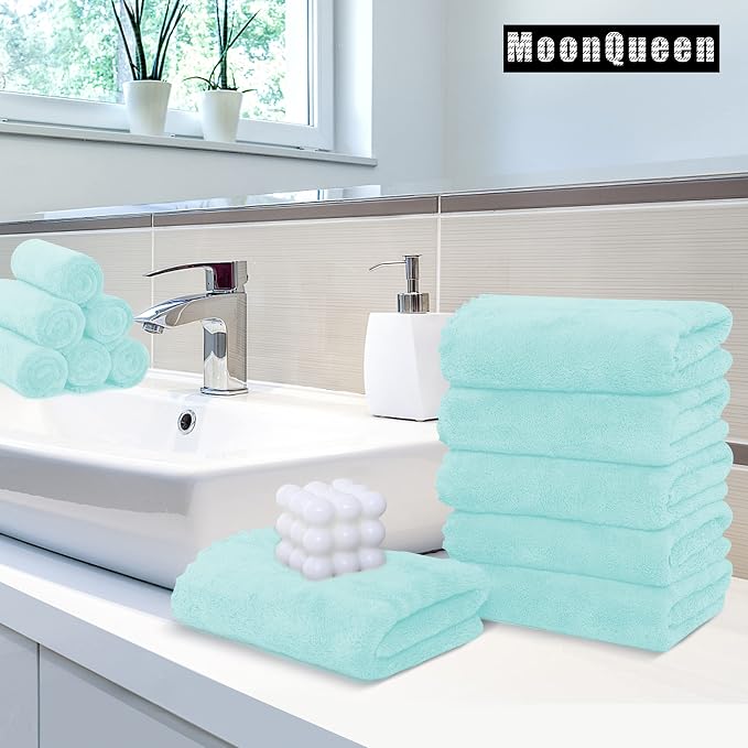 MOONQUEEN 6 Pack Premium Hand Towels - Image 2