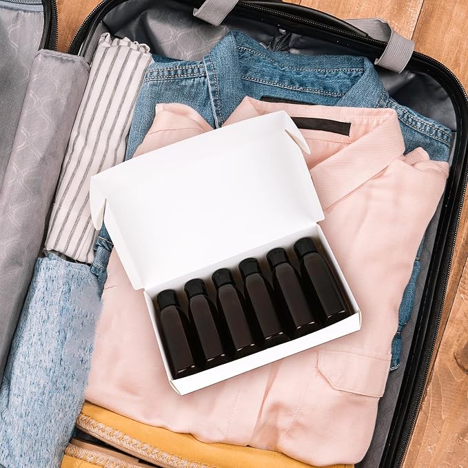 Travel Shampoo Bottles 6 Pack 3.4oz/100ml TSA Approved Squeezable Travel Size - Image 7
