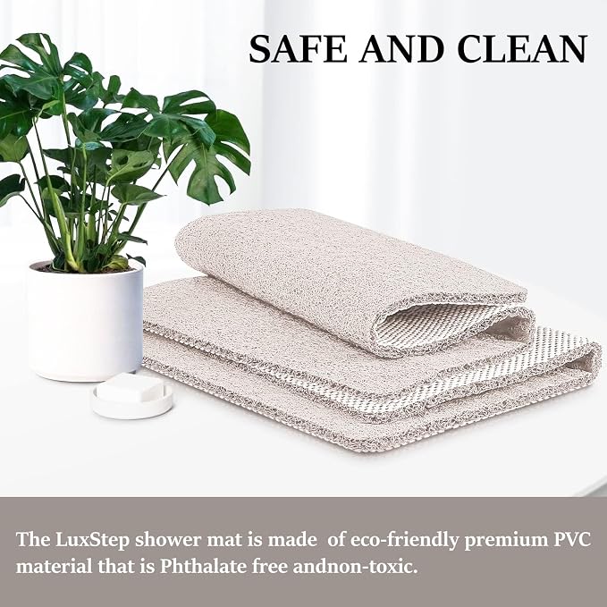 LuxStep Shower Mat Bathtub Mat, 24x32 inch, Non-Slip Bath Mat - Image 5