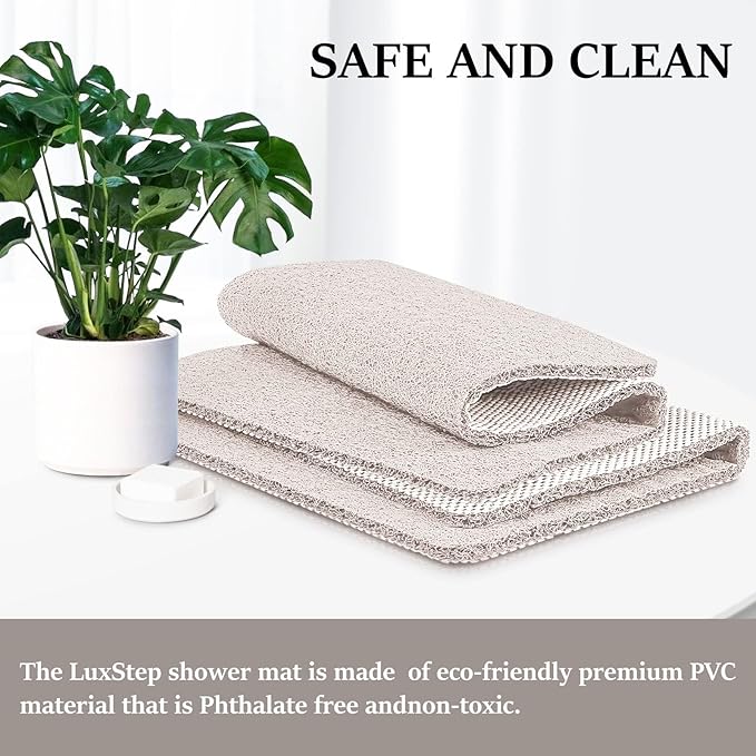 LuxStep Shower Mat Bathtub Mat, 24x16 inch, Non-Slip Bath Mat - Image 5