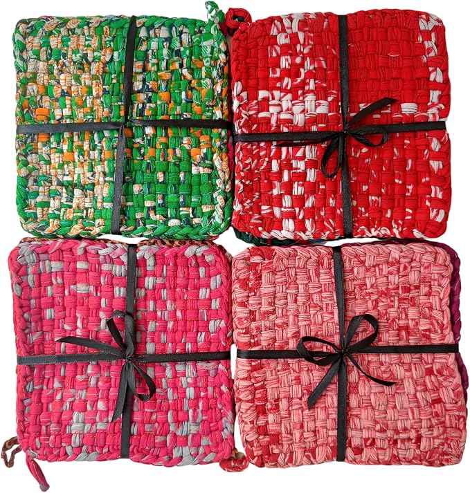 Quilted Cotton Potholders – Reversible - Image 7