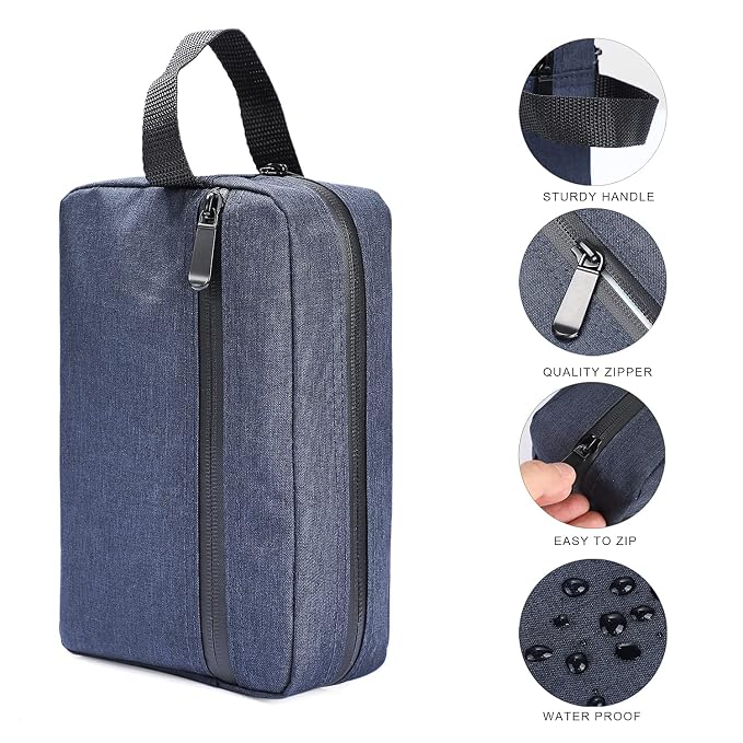 Etercycle Toiletry Bag for Men, Portable Travel Toiletry Organizer Bag - Image 2