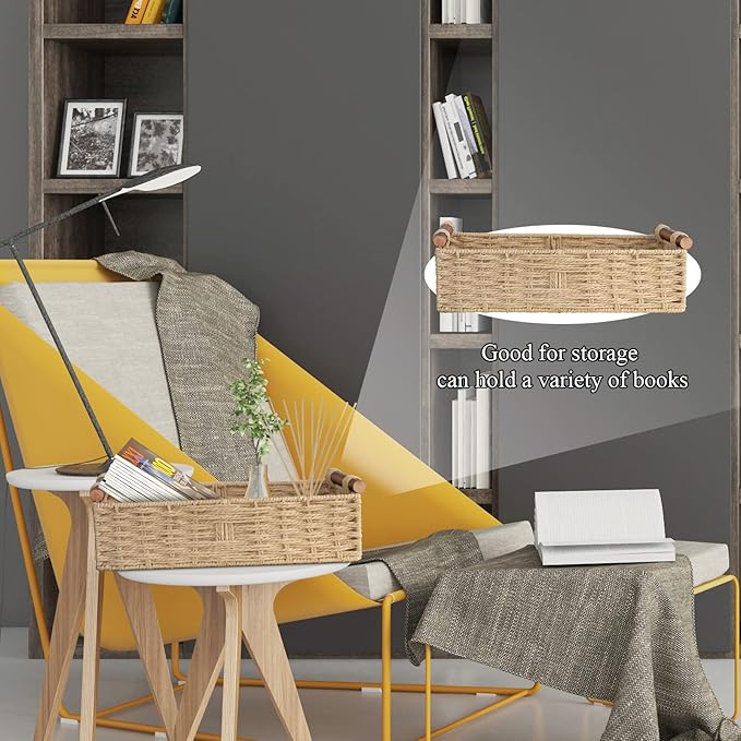 Round Paper Rope Storage Basket - Image 4