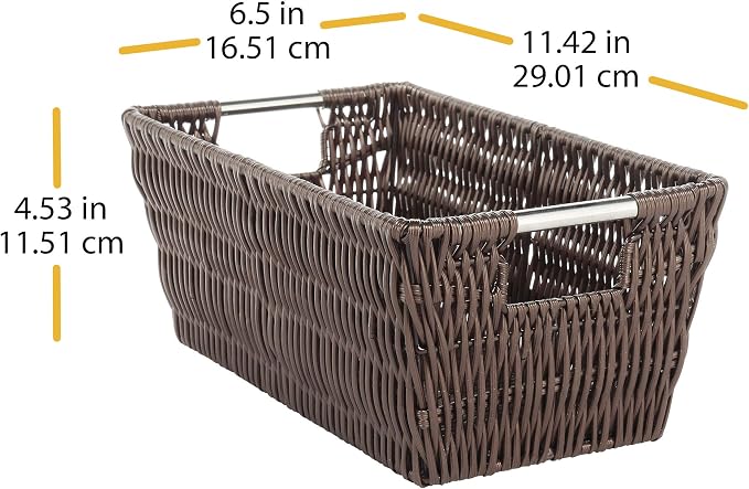 Whitmor Rattique Small Shelf Tote - Image 2