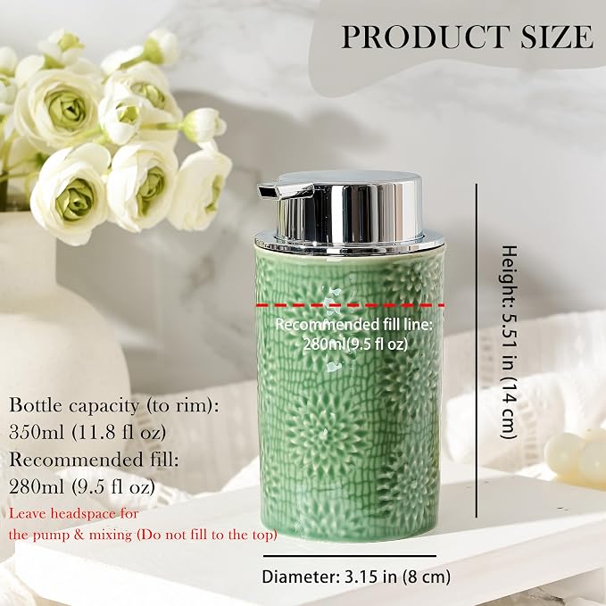 Green Foam Soap Dispenser, Foam Dispenser - Image 4