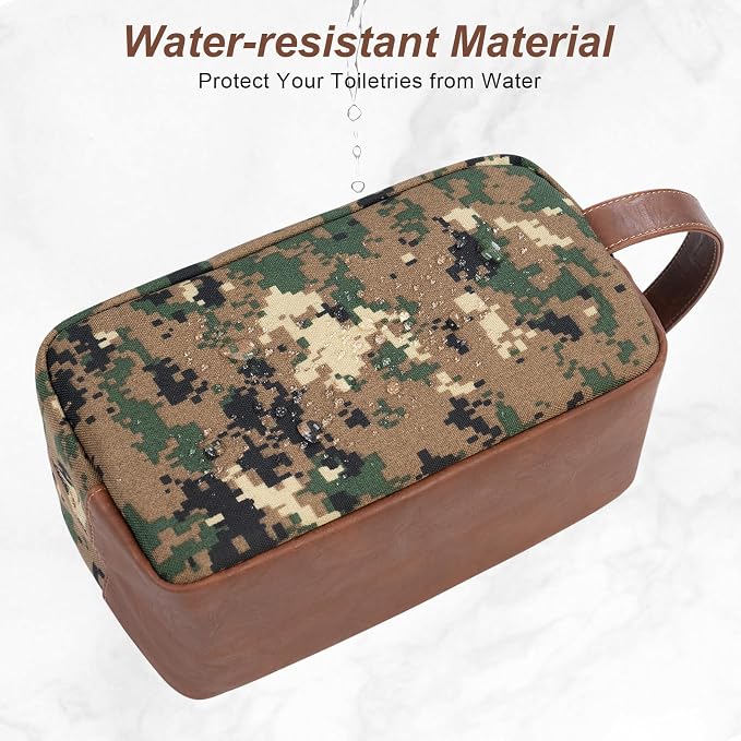 Travel Toiletry Bag for Men, Hanging Toiletry Organizer, Water Resistant - Image 5