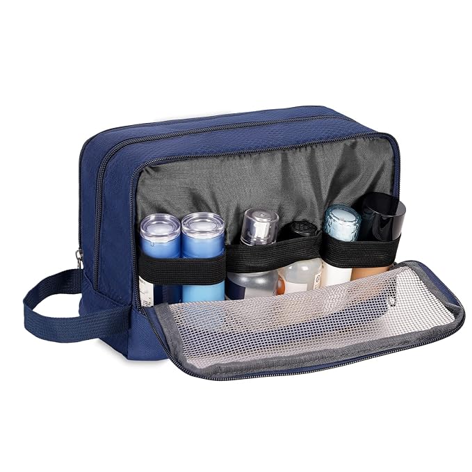 Toiletry Bag for Men Hanging Dopp Kit Water Resistant Shaving Bag Small - Image 6