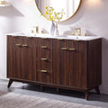 T4TREAM 60" Fluted Bathroom Vanity by T4TREAMFurniture