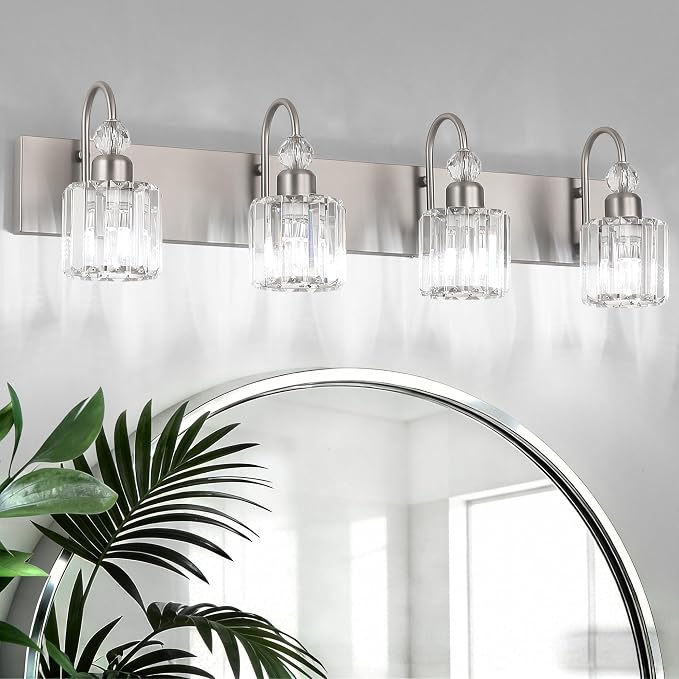 Ralbay 4-Light Crystal Vanity Light - Image 8