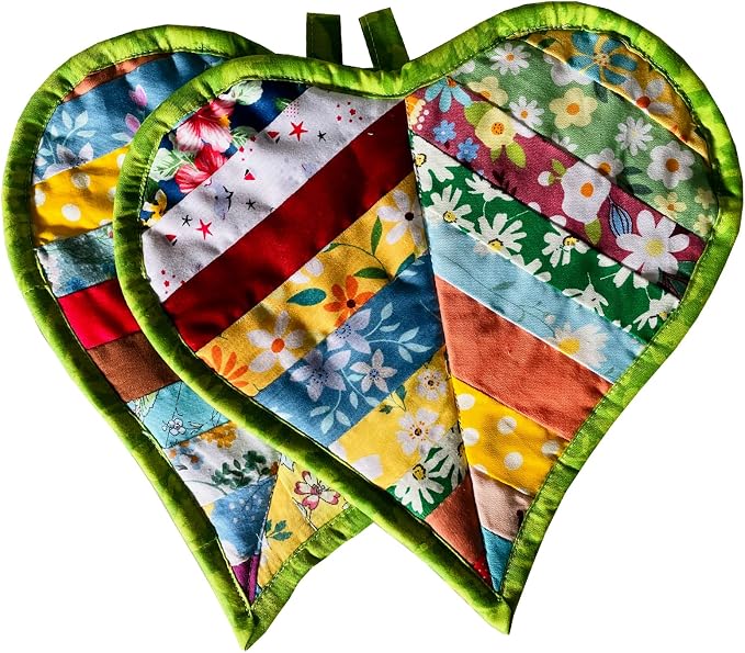 Pot Holders for Kitchen Hot Pads 100% Cotton for by newamishquilt