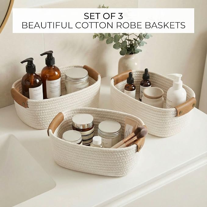 Beautiful Storage Basket Set of 3 - Image 3