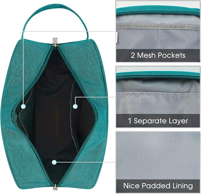 Narwey Travel Toiletry Bag for Women Traveling Dopp Kit Men Travel Bag for - Image 5