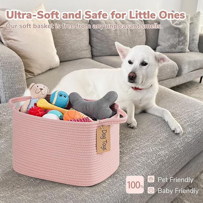 Goodpick Woven Storage Basket for Shelves, Small Baskets for Organizing - Image 6