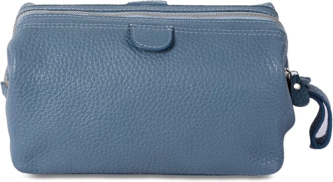 KomalC Premium Buffalo Leather Toiletry Bag - Image 5