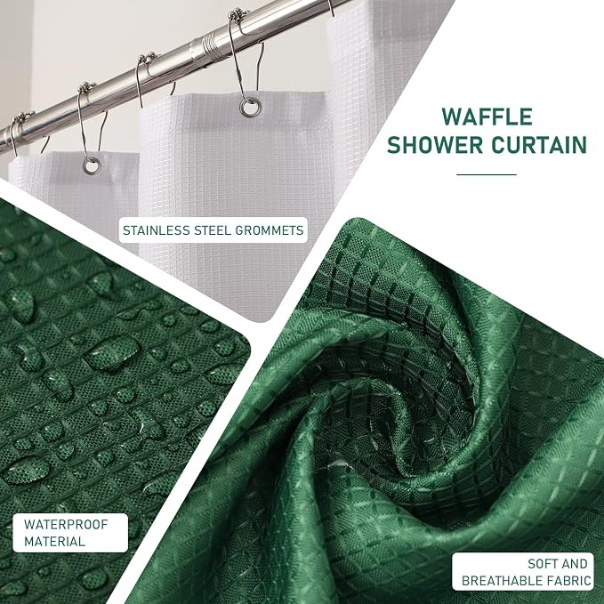 Dark Green Bathroom Accessories Set - Image 5