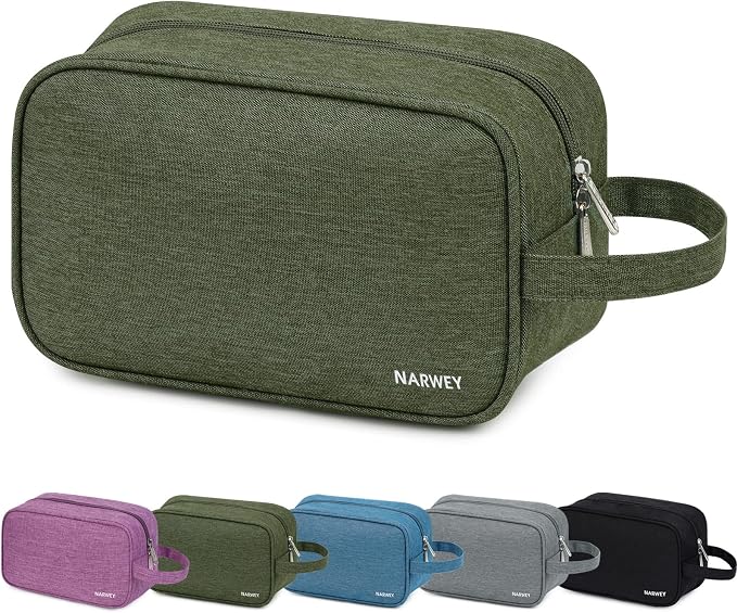 Narwey Travel Toiletry Bag for Women Traveling Dopp Kit Men Travel Bag for by Narwey